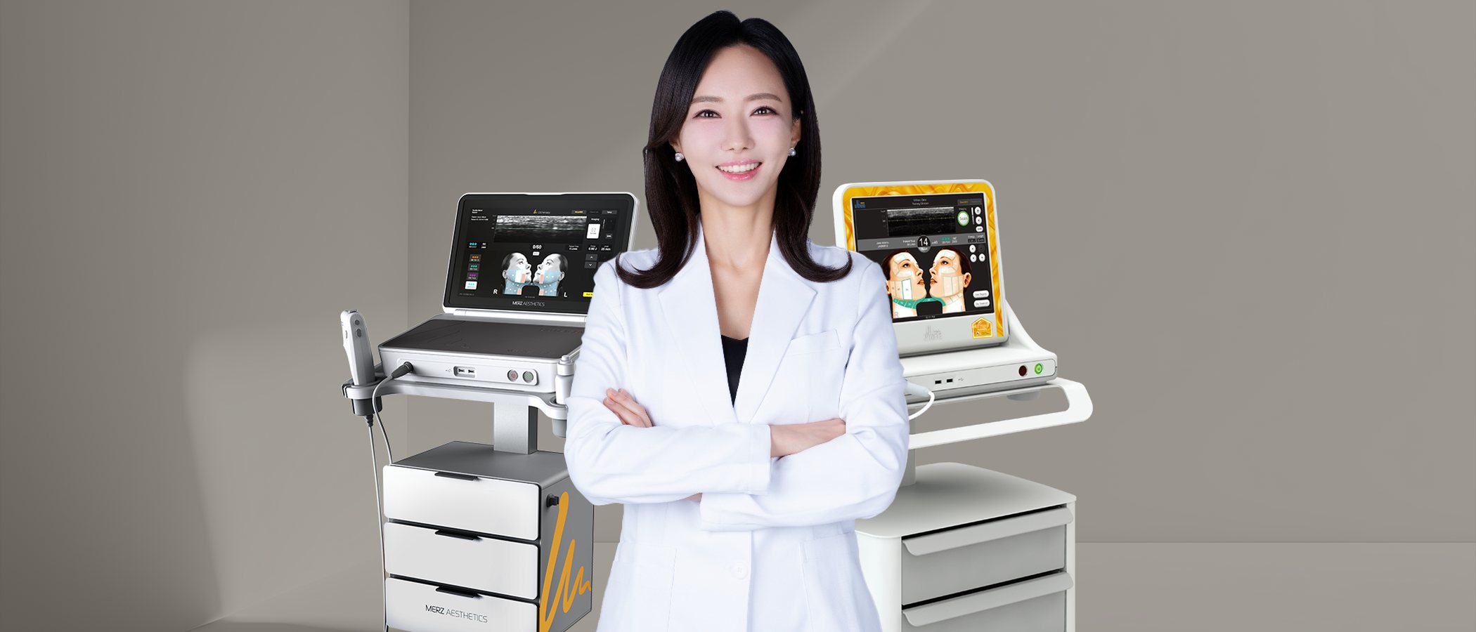 안지수 대표원장과 울쎄라 프라임